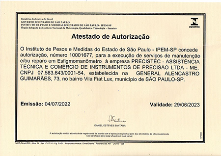 Atestado de Autorizao IPEM - 2022